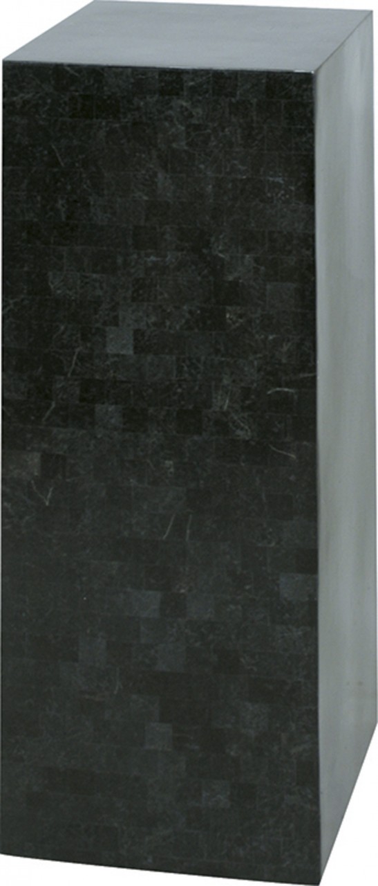 GEO Säule, 35x35/90 cm, black polished